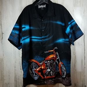 STEVE & BARRY'S CLUB RIDE SHIRT, LARGE